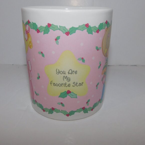 VTG 1997 Enesco Precious Moments Our First Christmas Together Mug Favorite Star - Picture 5 of 9